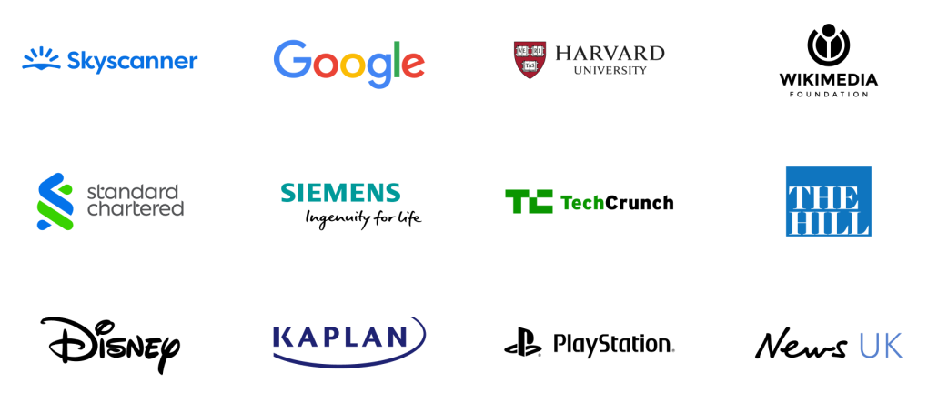 Logos of clients Human Made has worked with